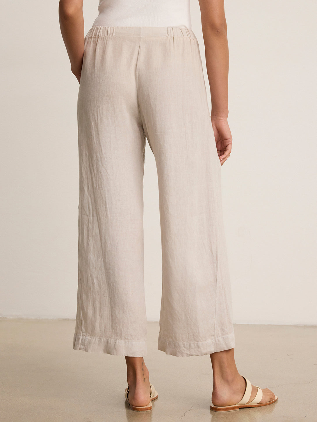 Lola Linen Pant - Cobble